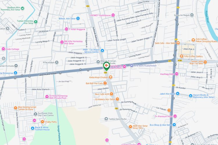 Map - Free Standing Billboard at Jalan Kuala Kedah / Lebuhraya Sultanah Bahiyah, Alor Setar, Kedah (towards Sultan Abdul Halim Highway)