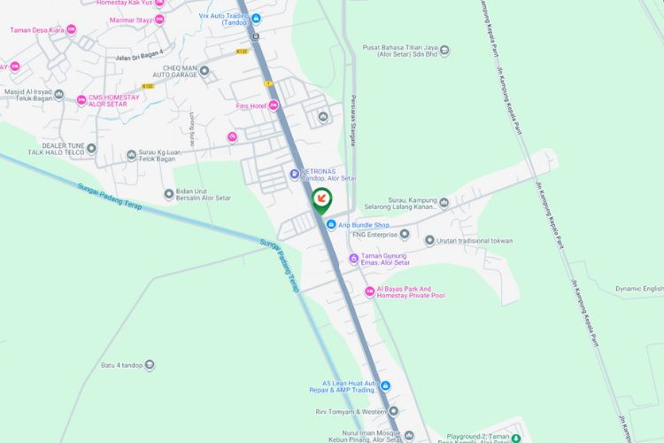 Map - Free Standing Billboard at Jalan Utama Alor Setar Sungai Petani / Persiaran Stargate, Alor Setar, Kedah (near Lotus's Stargate)