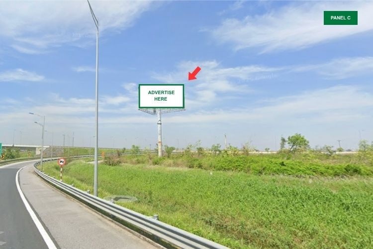 Horizontal Unipole Billboard at Km 95+800, Duong Kinh, Hai Phong City