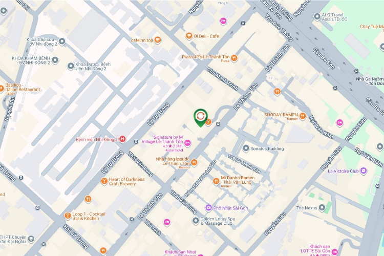 Map - E-tower Panel Billboard at 22 Le Thanh Ton, Sai Gon Ward, Ho Chi Minh City