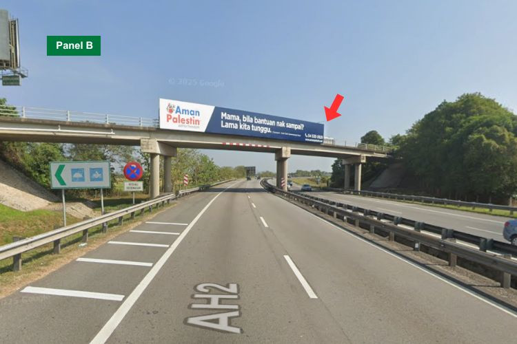 Overhead Bridge Billboard at NSE KM126.5, Kepala Batas, Penang