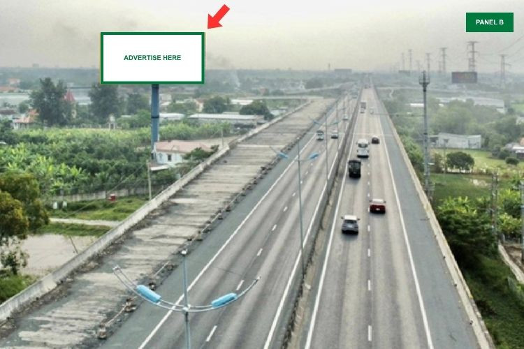 Horizontal Unipole Billboard at Km12+300, My Yen, Tay Ninh