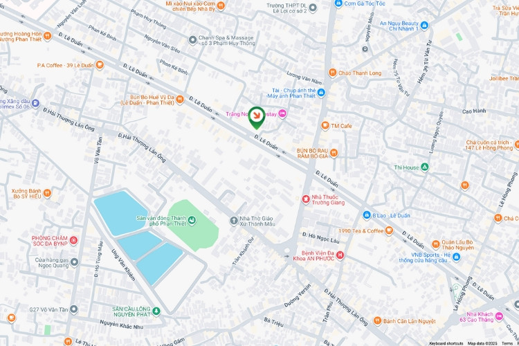 Map- Horizontal Wallscape Billboard at Le Duan Street Axis – Monument Roundabout, Phan Thiet Ward, Lam Dong