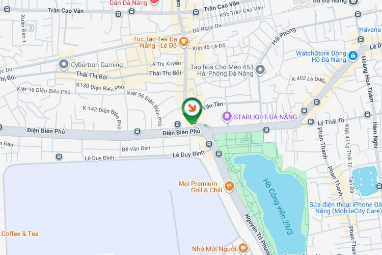 Map - Horizontal Wall-mounted Pano Billboard at 64 Dien Bien Phu, Da Nang City