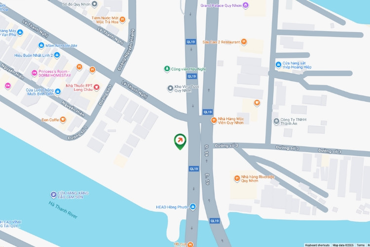 Map- Horizontal Wallscape Billboard at Ha Thanh 1 Bridge, Quy Nhon Ward, Gia Lai