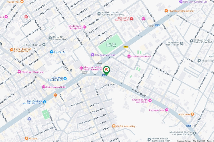 Map- Horizontal Wallscape Billboard at 19 Nguyen Van Cu, Tan Lap Ward, Daklak