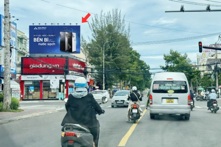 1 Sided Horizontal Wall-mounted Pano Billboard at 285 Tran Hung Dao, Phan Thiet, Lam Dong
