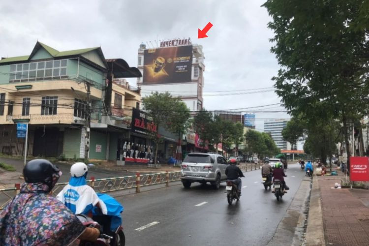 1 Sided Horizontal Wall-mounted Pano Billboard at 453 Hung Vuong, Pleiku, Gia Lai