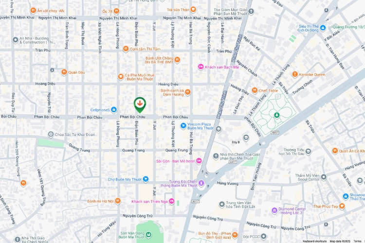 Map- Horizontal Wallscape Billboard at 84 Dien Bien Phu, Buon Ma Thuot, Daklak