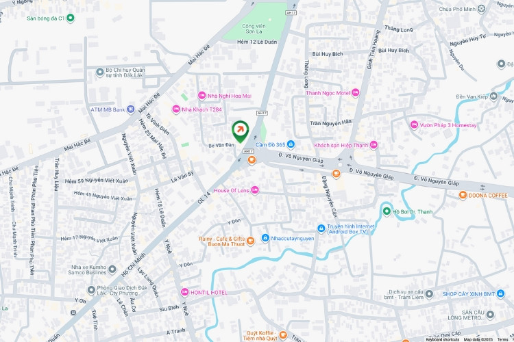 Map- Horizontal Wallscape Billboard at 36 Le Duan, Buon Ma Thuot Ward, Daklak (Le Duan- Vo Nguyen Giap T-junction)