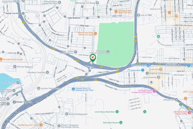 Map - Free Standing Billboard at Persiaran Mewah, Bandar Tun Razak, Kuala Lumpur