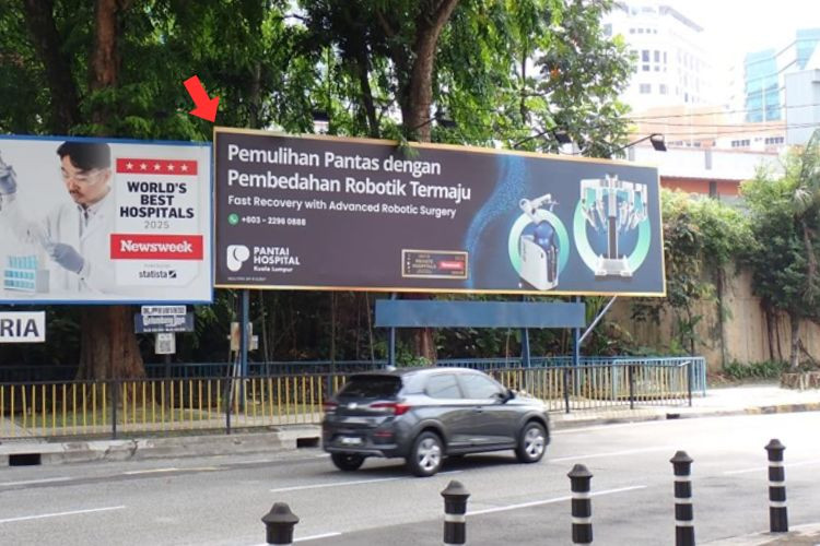 Free Standing Billboard at Jalan Pantai Baru (A), Kuala Lumpur