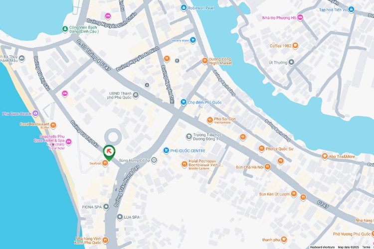 Map- Horizontal Wallscape Billboard at Tran Hung Dao- Vo Thi Sau Roundabout, Phu Quoc Special Administrative Zone, An Giang