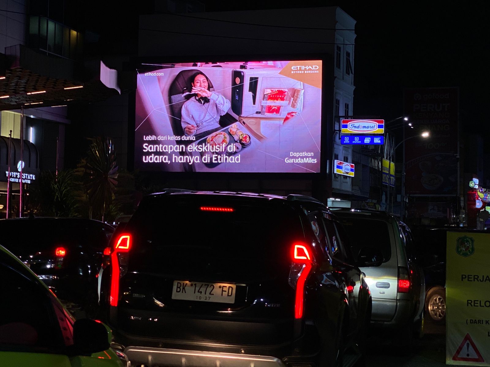 ETIHAD Airways ads in Medan, Indonesia
