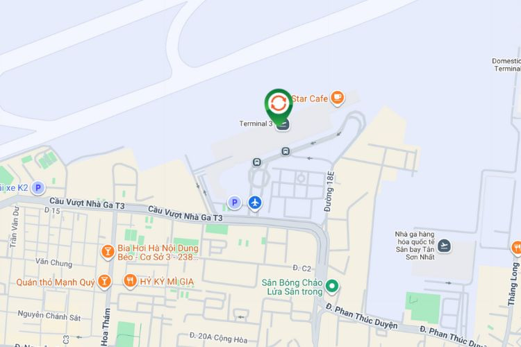 Map - Panel Horizontal Light Box Billboard at T3 Tan Son Nhat Airport, Tan Son Hoa Ward, Ho Chi Minh City (Baggage Carousel No. 05 Area, Domestic Arrivals Terminal)