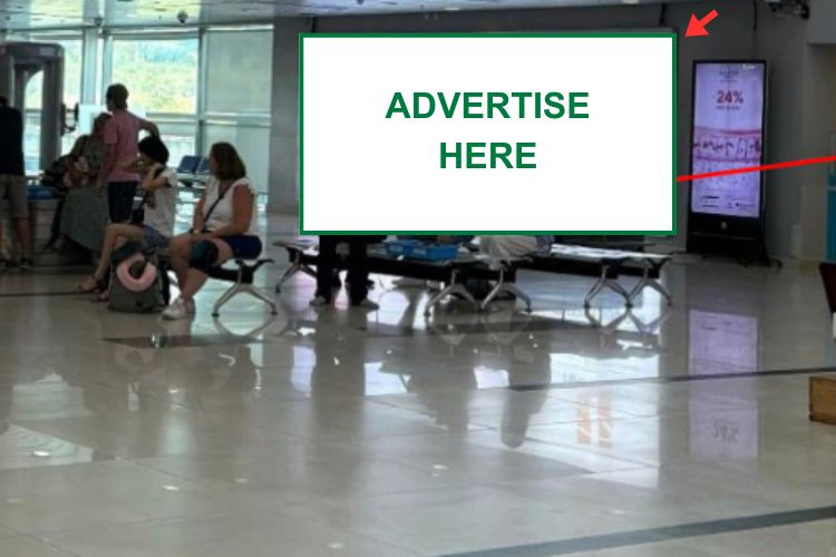 1 Panel Horizontal Light Box Billboard at Phu Quoc International Airport, Phu Quoc, An Giang (Security Screening Area, Domestic Departures Terminal)
