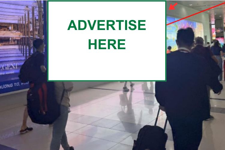 1 Panel Horizontal Light Box Billboard at Phu Quoc International Airport, Phu Quoc, An Giang (Domestic Arrivals Isolation Area)