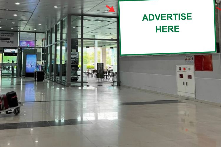 1 Panel Horizontal Light Box Billboard at Phu Quoc International Airport, Phu Quoc, An Giang (Domestic Arrivals Isolation Area)