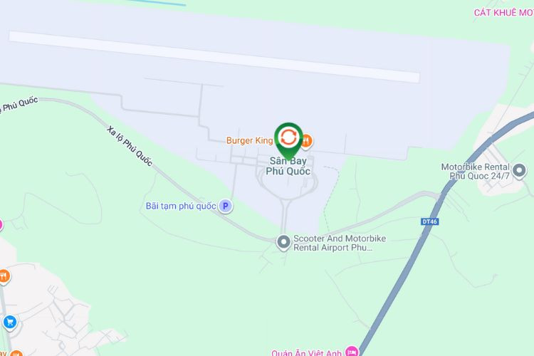 Map - Horizontal Light Box Billboard at Phu Quoc International Airport, Phu Quoc, An Giang (Public Area Side, Domestic Arrivals Terminal)