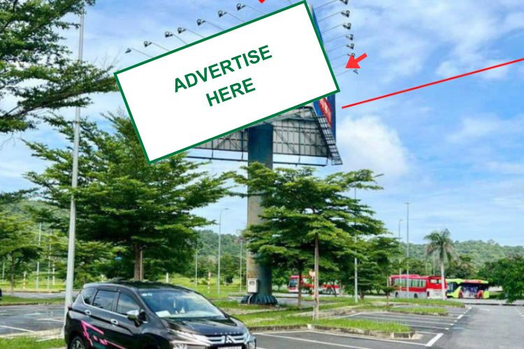 3 Sided Horizontal Unipole Billboard at Phu Quoc International Airport, Phu Quoc, An Giang (Right side of the terminal)