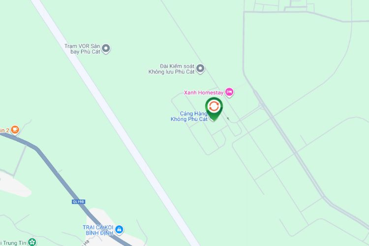 Map - Horizontal Wall-mounted Pano Billboard at Phu Cat Airport, Phu Quoc, Gia Lai (Baggage Carousel No. 02 Area, Arrivals Terminal)