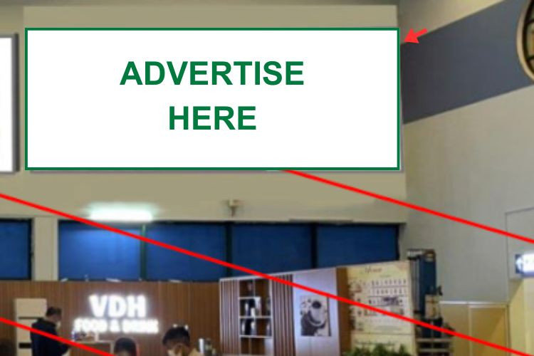 1 Panel Horizontal Wall-mounted Pano Billboard at Dong Hoi Airport, Dong Thuan Ward, Quang Tri (IP 1.13 Level 1, airline ticketing area, to the right of the arrivals exit, shared public hall for both departures and arrivals)