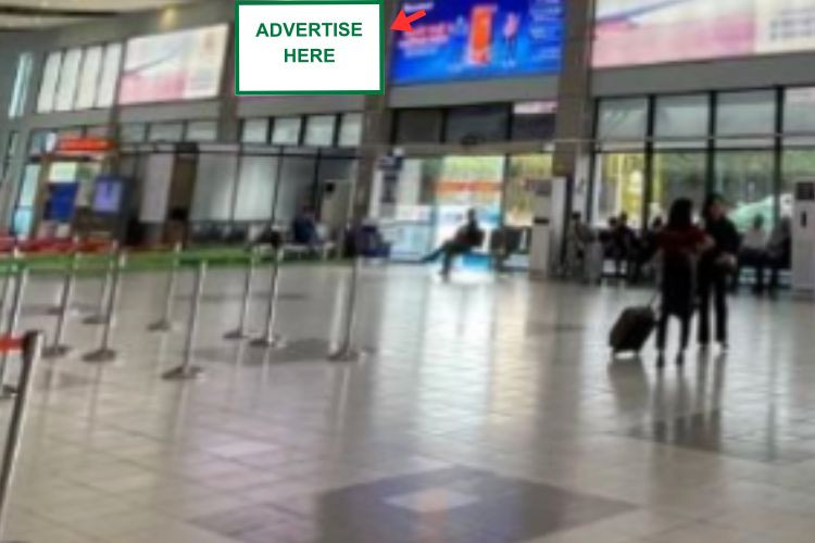 1 Panel Horizontal Wall-mounted Pano Billboard at Dong Hoi Airport, Dong Thuan Ward, Quang Tri (IP 1.3, Level 1, in the public hall for both departures and arrivals)
