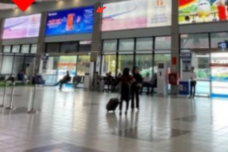 1 Panel Horizontal Wall-mounted Pano Billboard at Dong Hoi Airport, Dong Thuan Ward, Quang Tri (IP 1.4, Level 1, in the public hall for both departures and arrivals)