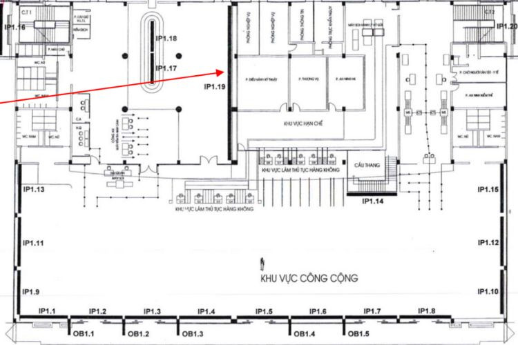 Map - Horizontal Light Box Billboard at Dong Hoi Airport, Dong Thuan Ward, Quang Tri (entrance to the Arrival restricted area)