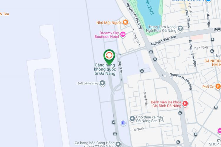 Map - Vertical Light Box Billboard at Da Nang International Airport, Hoa Cuong Ward, Da Nang City (next to Gate A4, domestic arrival restricted area)