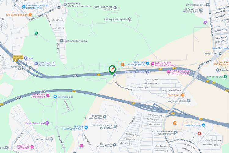 LDP Highway KM31.5, Puchong, Selangor (near Shell LDP Puchong South)