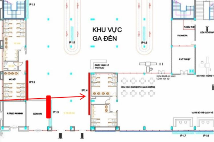 Map -  Horizontal Wall-mounted Pano Billboard at Chu Lai Airport, Nui Thanh Ward, Da Nang City (Level 1, on the left side of the Domestic Arrivals exit)