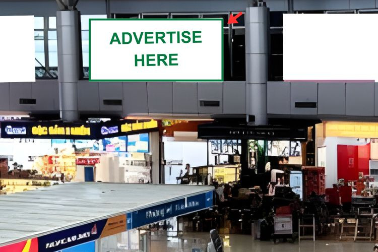 1 Panel Horizontal Wall-mounted Pano Billboard at Cam Ranh International Airport, Bac Cam Ranh Ward, Khanh Hoa (IP08, Level 1 area, passenger exit of the Domestic Arrivals Terminal)