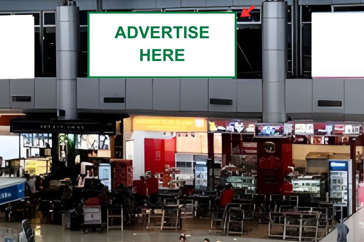 1 Panel Horizontal Wall-mounted Pano Billboard at Cam Ranh International Airport, Bac Cam Ranh Ward, Khanh Hoa (IP10, Level 1 area, passenger exit of the Domestic Arrivals Terminal)