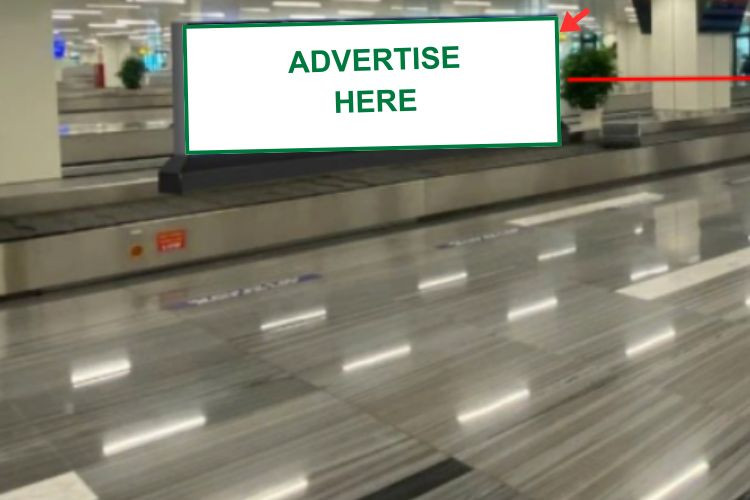 2 Sided Horizontal Airport LED Screen Billboard at Tan Son Nhat International Airport, Tan Son Hoa Ward, Ho Chi Minh City (Level 2, Baggage Carousel No. 06 Area, Domestic Arrivals Terminal, Terminal T3)