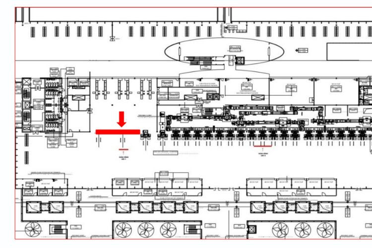 Map -  Horizontal Airport LED Screen Billboard at Da Nang International Airport, Hoa Cuong Ward, Da Nang City (Public area in front of the security screening entrance, Domestic Departures Terminal)