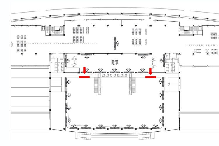 Map - Horizontal Airport LED Screen Billboard at Cam Ranh International Airport, Bac Cam Ranh Ward, Khanh Hoa (OP02, Public hall area of the Domestic Departures and Arrivals Terminals)