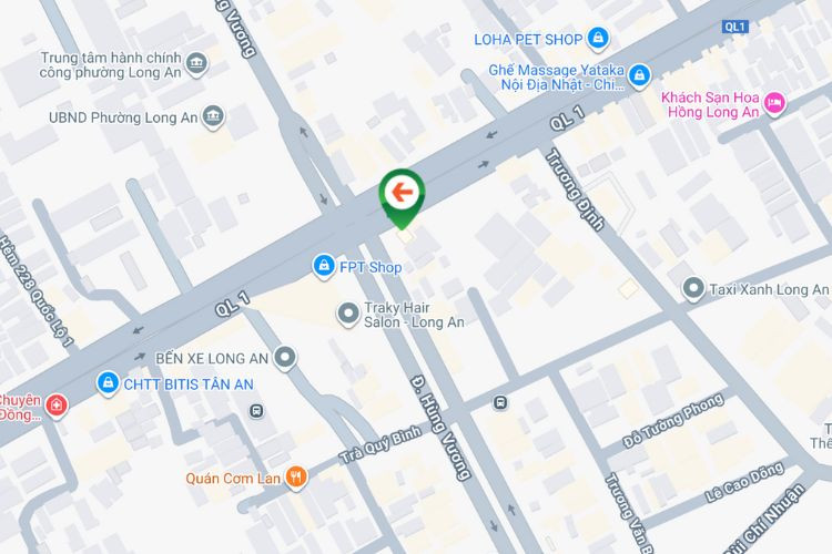 Map - Vertical Wallscape Billboard at 109 QL1A, Long An Ward, Tay Ninh