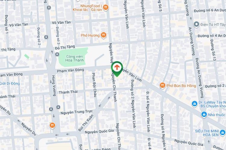 Map - Horizontal Wallscape Billboard at 7 Nguyen Chi Thanh, Long Hoa Ward, Tay Ninh