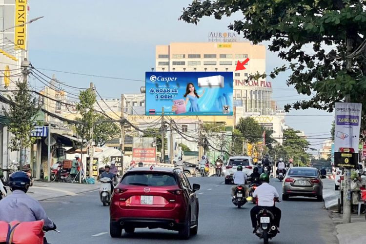 Day view - Horizontal Wallscape Billboard at 215 Pham Van Thuan, Tam Hiep Ward, Dong Nai