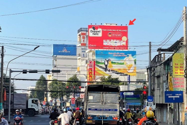 1 Panel Horizontal Wallscape Billboard at 290 Ly Thai To, Long Xuyen Ward, An Giang