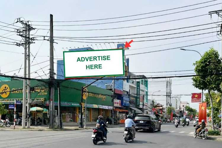 1 Panel Horizontal Wallscape Billboard at 39 Nguyen Cong Tru, Vi Thanh Ward, Can Tho City (Bach Hoa Xanh)