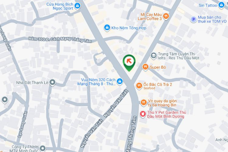 Map - Horizontal Wallscape Billboard at 326 Cach Mang Thang 8, Thu Dau Mot Ward, Ho Chi Minh City