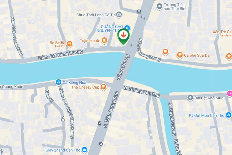 Map - Horizontal Wallscape Billboard at 32 Hung Vuong, Ninh Kieu Ward, Can Tho City (Nhi Kieu Bridge)