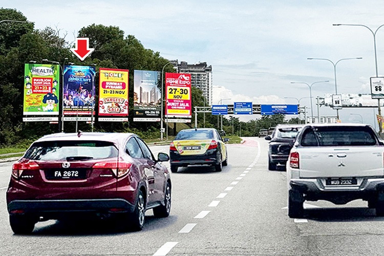 1 Panel Vertical Minipole Billboard at Lebuhraya Bukit Jalil / Persiaran Jalil Utama, Bukit Jalil, Kuala Lumpur (near Pavilion Bukit Jalil [B])