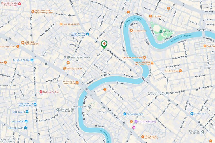 Map - Horizontal Wallscape Billboard at 127 Phan Dinh Phung, Cau Kieu Ward, Ho Chi Minh City