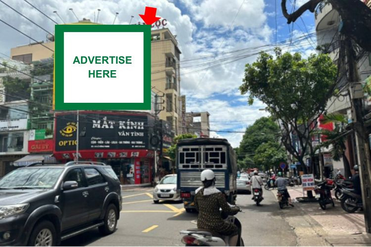 1 Panel Horizontal Wallscape Billboard at 54 Le Hong Phong, Buon Ma Thuot Ward, Daklak