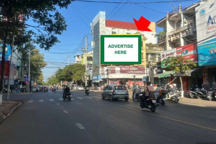1 Panel Horizontal Wallscape Billboard at 112 Phan Boi Chau, Buon Ma Thuot Ward, Daklak
