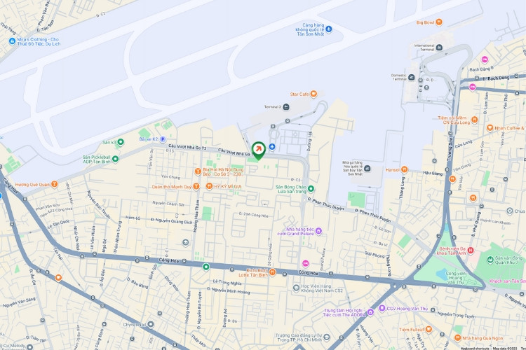 Map - Horizontal Unipole Billboard at The toll station of Tan Son Nhat T3 Terminal, Ho Chi Minh City