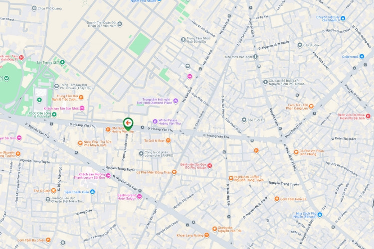 Map - Vertical Wallscape Billboard at 197A Hoang Van Thu Street, Gia Dinh Ward, Ho Chi Minh City